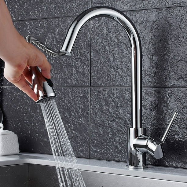Black 360° Swivel Spout Kitchen Sink Mixer Taps With Pull Out Bidet Spray Tap Black 360° Swivel Spout Kitchen Sink Mixer Taps With Pull Out Bidet Spray Tap